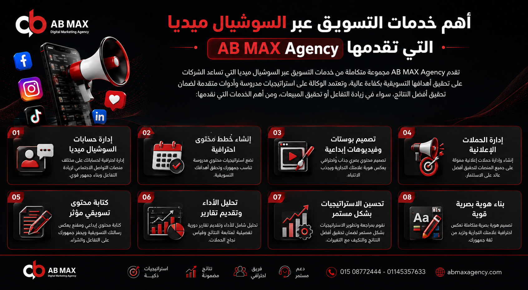 أهم خدمات التسويق عبر السوشيال ميديا